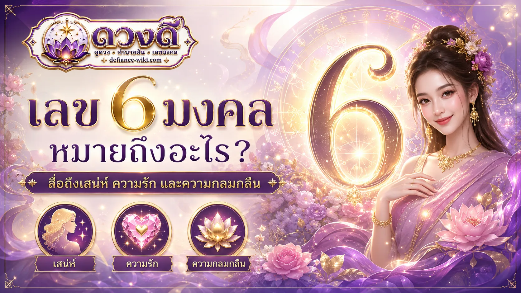 เลข 6 มงคล หมายถึงอะไร