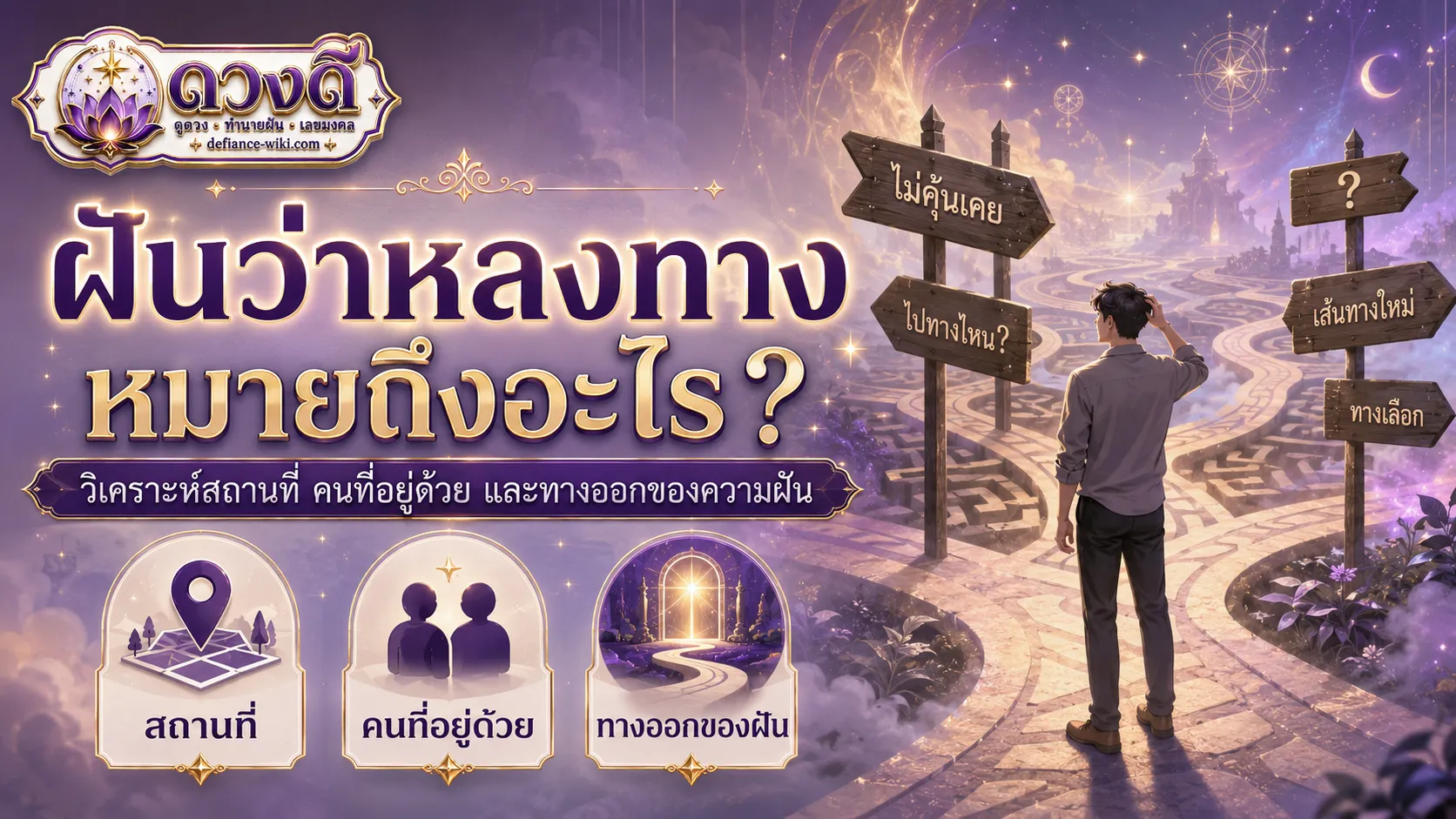 ฝันว่าหลงทาง หมายถึงอะไร?