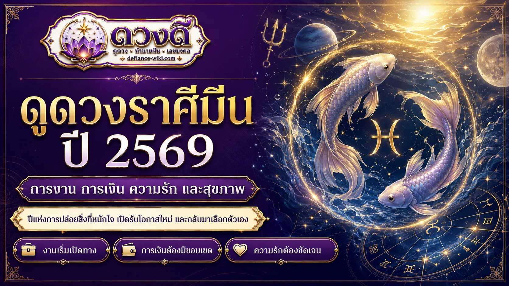 ดูดวงราศีมีน ปี 2569