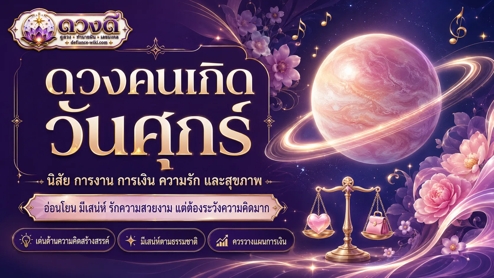 ดวงคนเกิดวันศุกร์