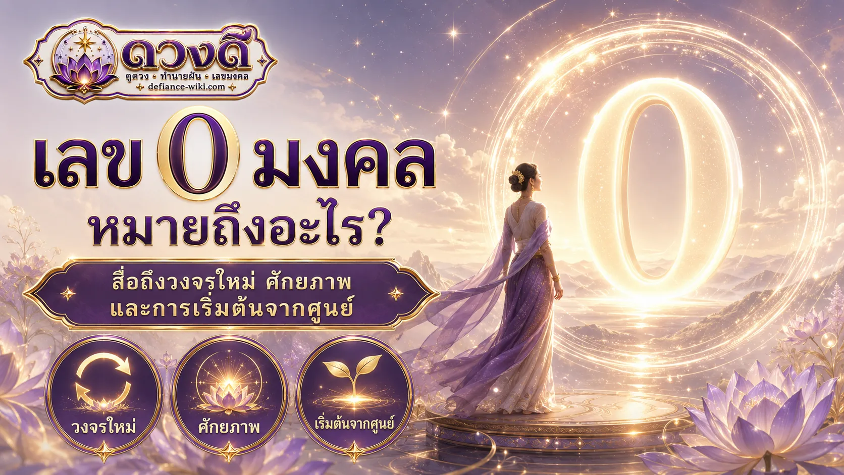 เลข 0 มงคล หมายถึงอะไร